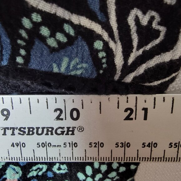 Torrid Babydoll Top Womens Plus Sz 3X Crochet Trim Lace-Up Black Floral Boho - Picture 9 of 14